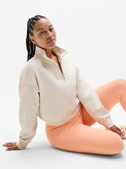 Image number 5 showing, Forever Fleece 1/2 Zip High Hip Sweatshirt