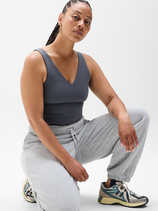 Image number 5 showing, Transcend V-Neck Crop Sports Bra A-C