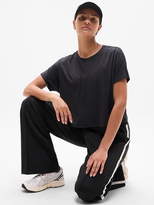 View large product image 2 of 4. With Ease Crop Tee