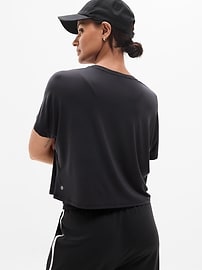 View large product image 3 of 4. With Ease Crop Tee