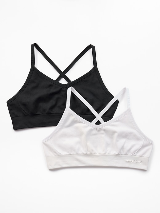 Image number 1 showing, Athleta Girl Thrive Seamless Bra 2 Pack
