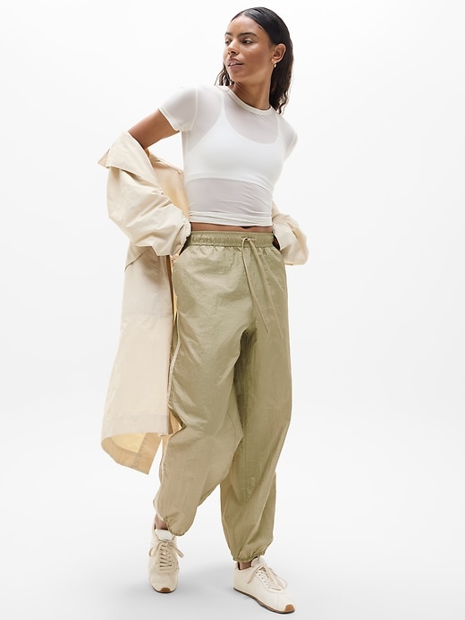 Image number 8 showing, Daybreak Mid Rise Parachute Pant