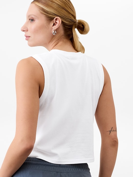 Image number 3 showing, True Cotton Crop Tank