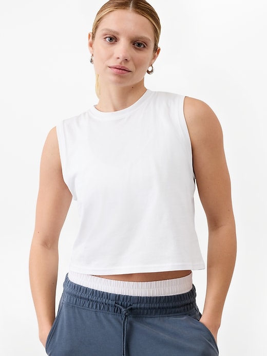 Image number 2 showing, True Cotton Crop Tank