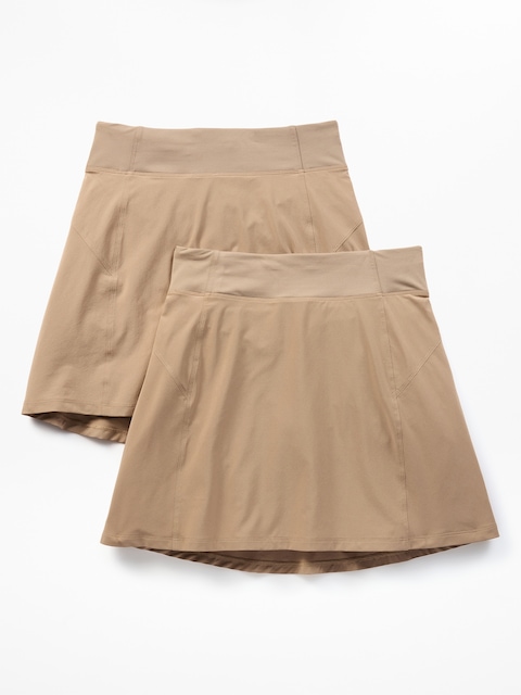 School Day Skort 2-Pack - Beige