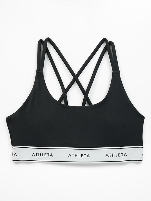 Image number 4 showing, Athleta Girl High Speed Logo Bra
