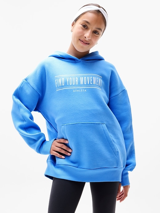 Image number 2 showing, Athleta Girl All Day Oversized Hoodie