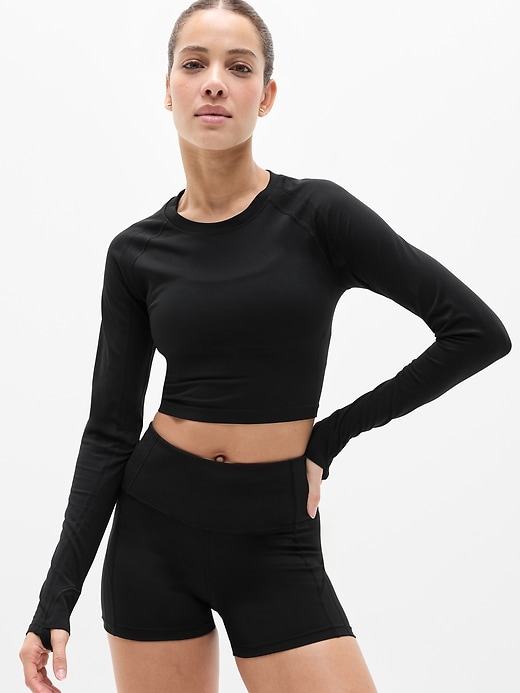 Image number 1 showing, Momentum Seamless Crop Top 2.0