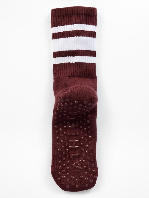 Image number 3 showing, Athleta Pilates Gripper Crew Sock