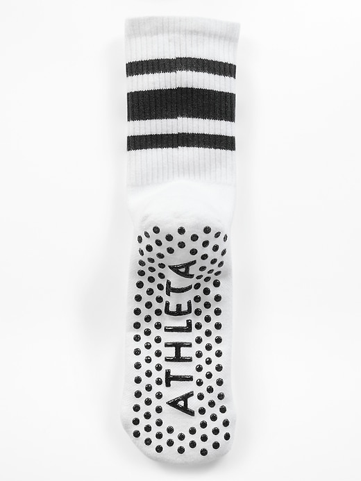 Image number 2 showing, Athleta Pilates Gripper Crew Sock