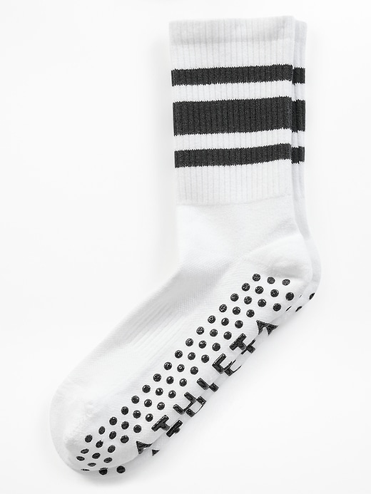 Image number 1 showing, Athleta Pilates Gripper Crew Sock