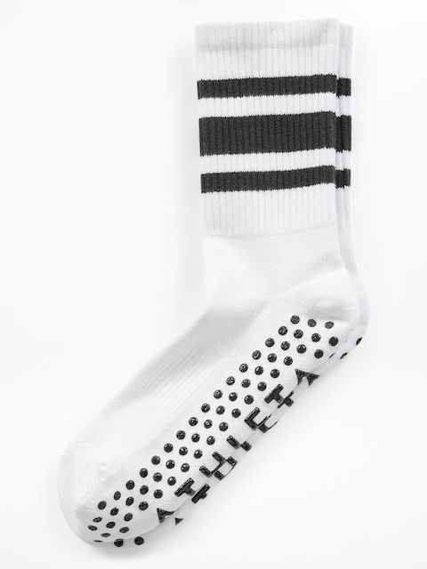 Athleta Pilates Gripper Crew Sock - Bright White