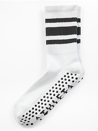 Image number 1 showing, Athleta Pilates Gripper Crew Sock