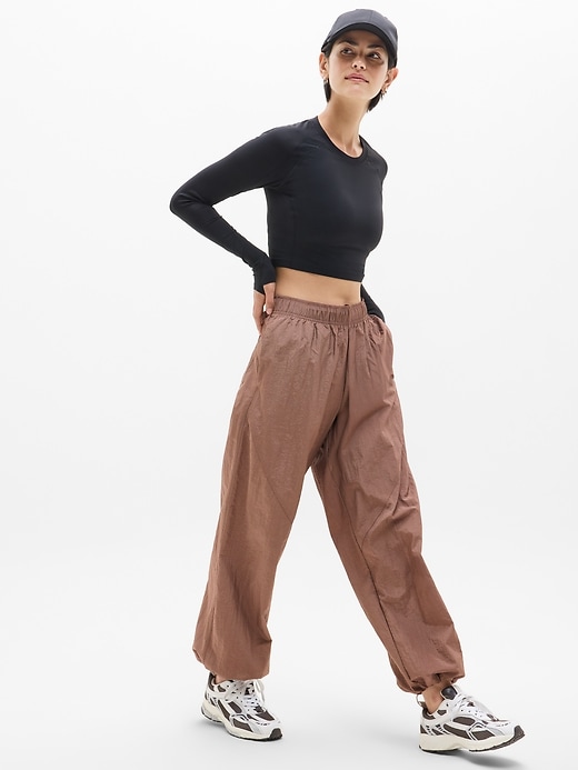 Image number 7 showing, Lunar Sheen Utility Mid Rise Pant