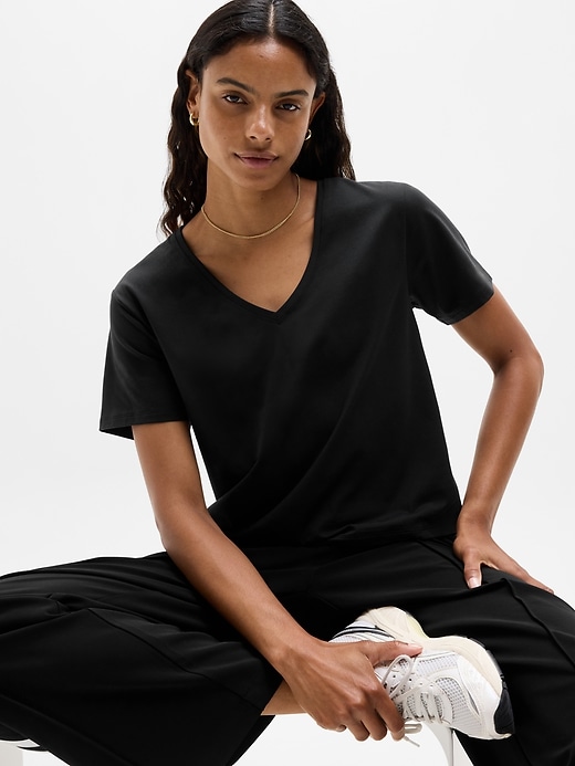 Image number 1 showing, Essential V-Neck Tee
