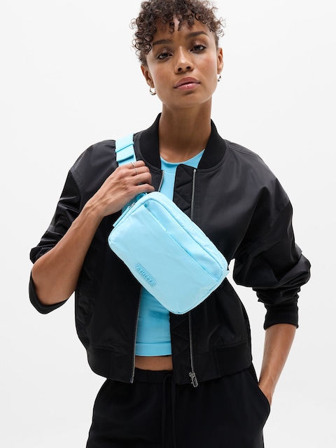 All About Large Crossbody Belt Bag - Aqua