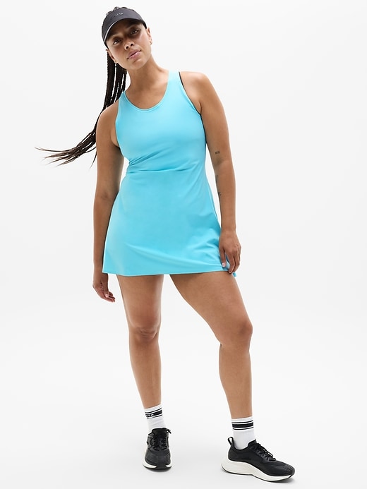 Image number 3 showing, Match Point Pleated Dress