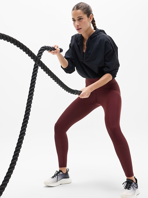 Image number 8 showing, Interval High Rise Perforated Legging