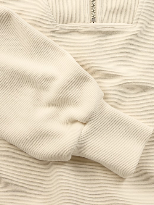 Image number 5 showing, Ottoman Rib 1/4 Zip Sweatshirt
