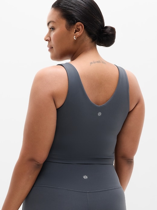 Image number 5 showing, Transcend V-Neck Crop Sports Bra D-DD