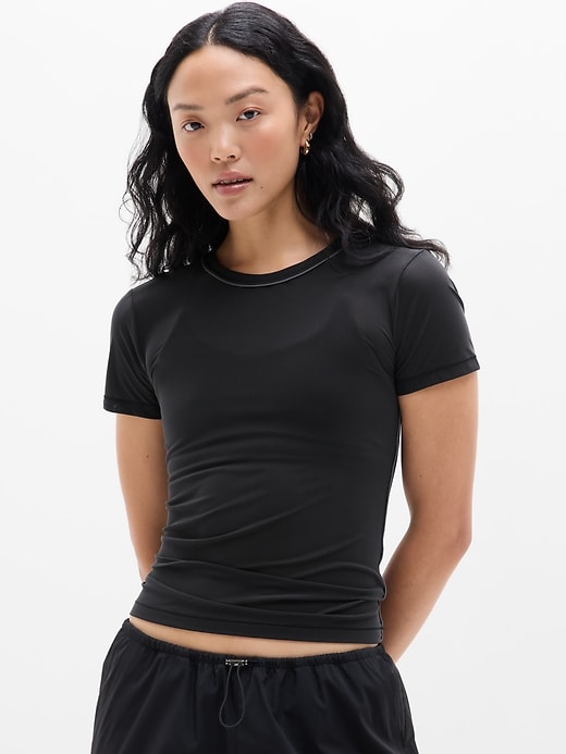 Image number 1 showing, Sheer Mesh Tee