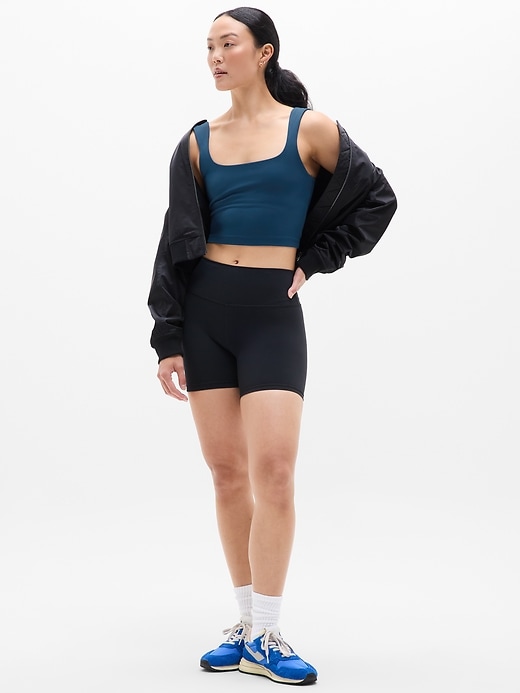 Image number 3 showing, Transcend Square Neck Crop Sports Bra A-C