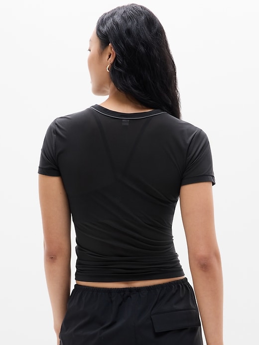 Image number 2 showing, Sheer Mesh Tee