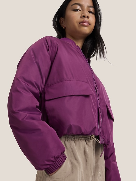 Image number 5 showing, Athleta Girl Bomber Puffer Jacket