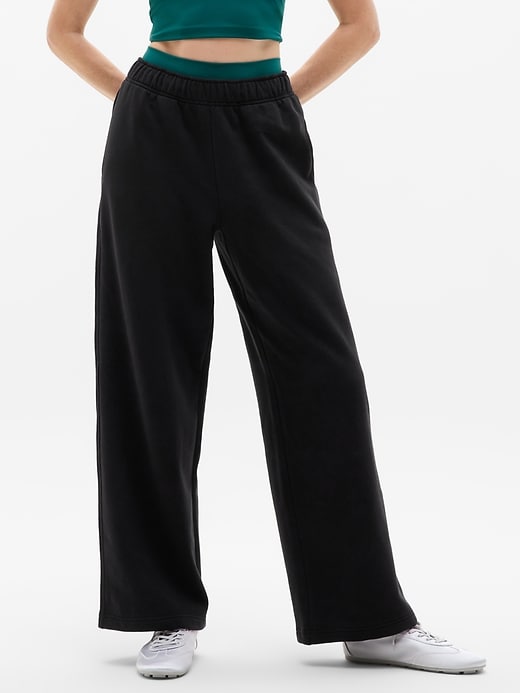 Image number 1 showing, Forever Fleece Wide Leg