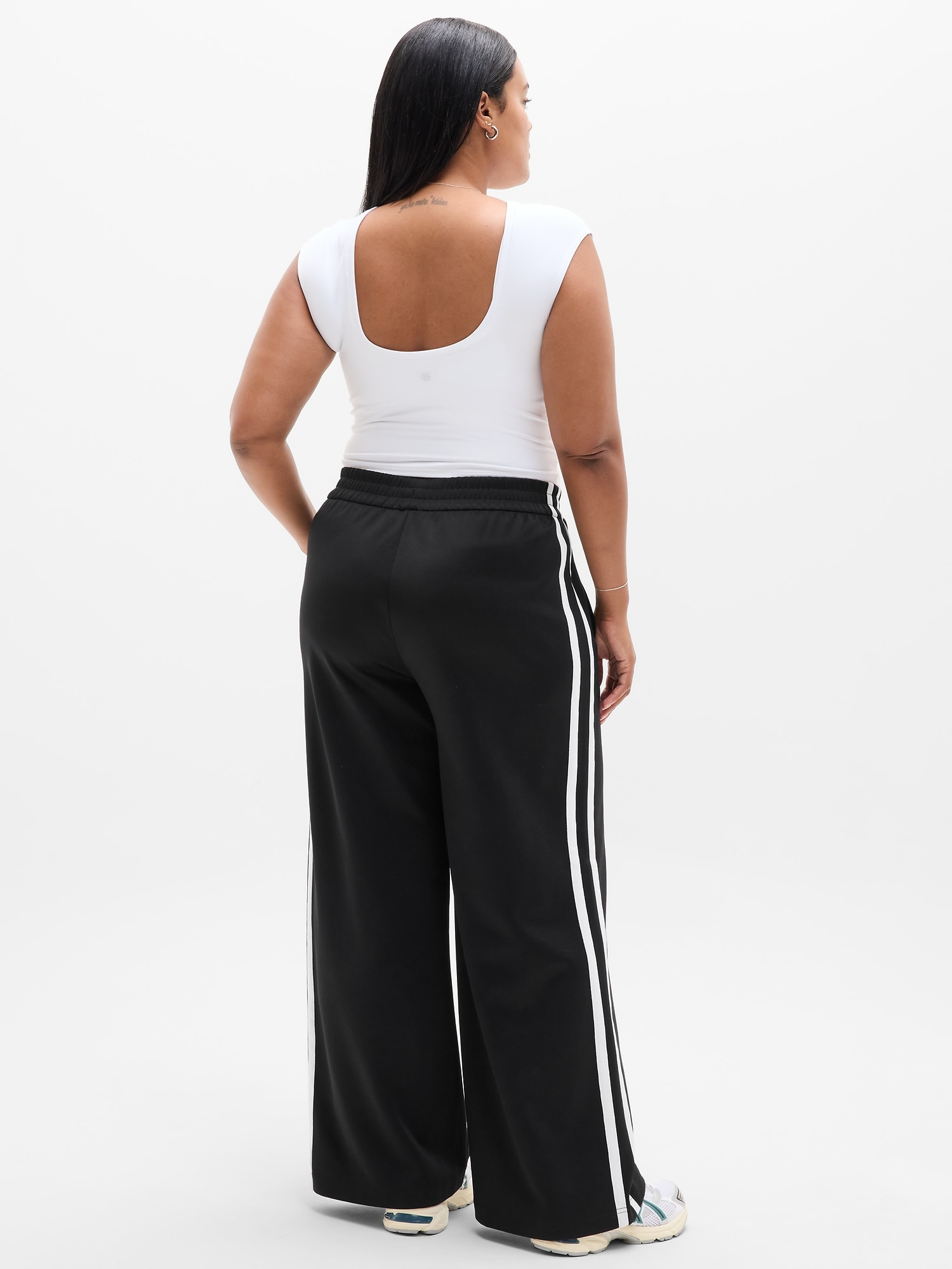 トップス PE WRINKLES TAFFETA TRACK WIDE PANTS CTHY＋VEIN】PE WRINKLES TAFFETA TRACK WIDE PANTS