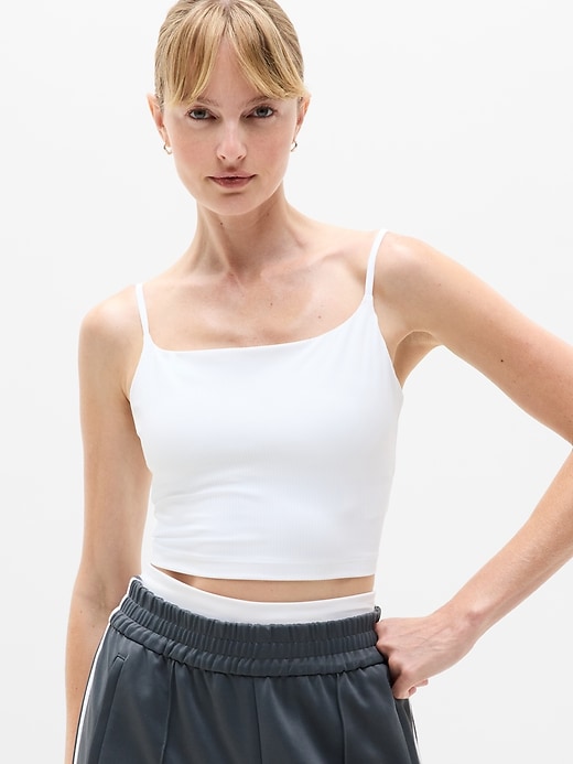 Image number 1 showing, Transcend Rib Crop Bra