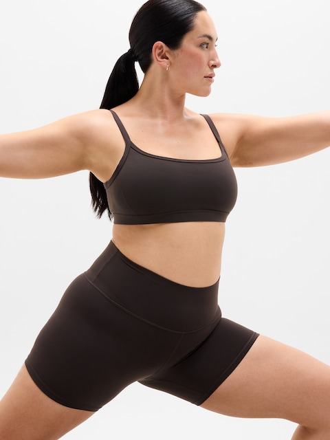 Square Neck Bra D-DD - Truffle