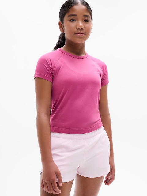 Athleta Girl Power Up Sport Length Tee - Huckleberry