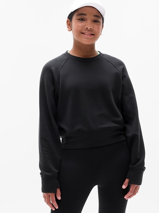 Image number 1 showing, Athleta Girl All Day Crewneck Sweatshirt