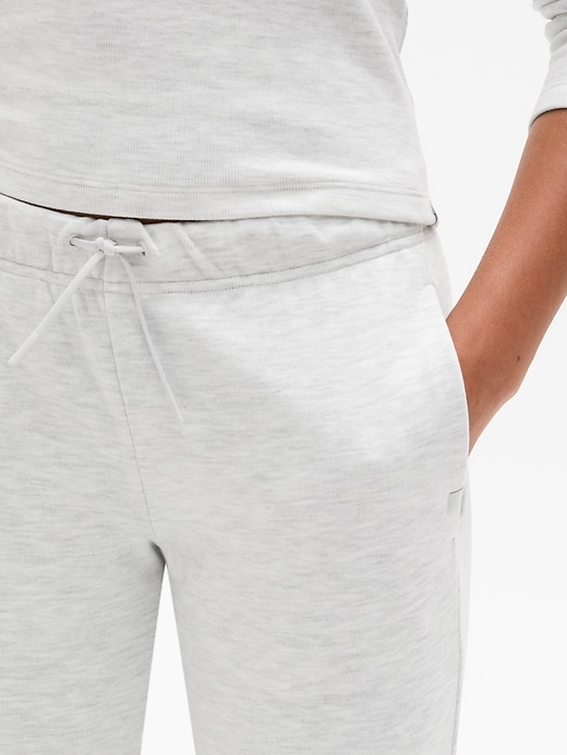Image number 4 showing, Athleta Girl Low Rise Cozy Rib Flare Jogger
