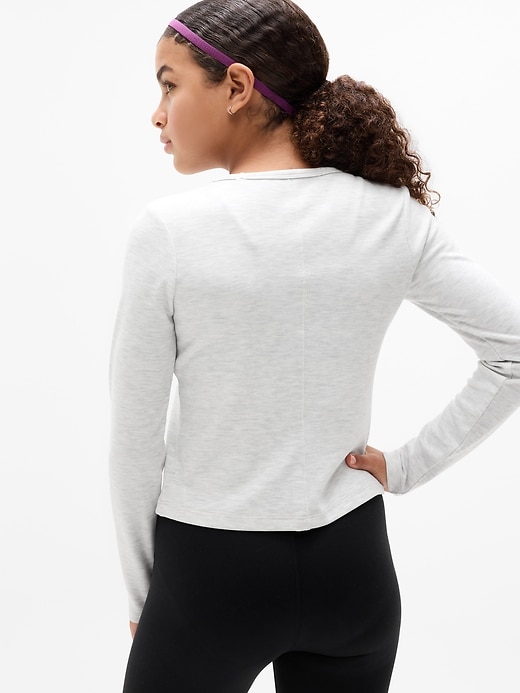 Image number 3 showing, Athleta Girl Rib Scoop Top