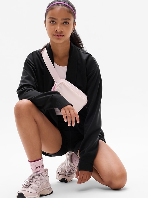 Image number 2 showing, Athleta Girl Wrap 'n Roll Cardigan
