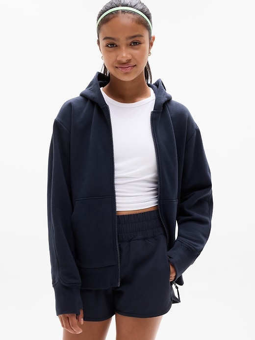 Image number 1 showing, Athleta Girl All Day Full Zip Sweatshirt