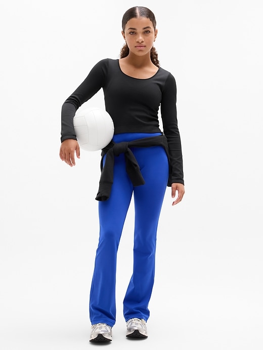 Image number 2 showing, Athleta Girl Rise Above Rib Crop Top
