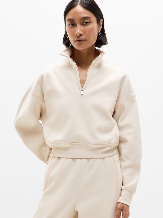 Image number 1 showing, Forever Fleece 1/2 Zip High Hip Sweatshirt
