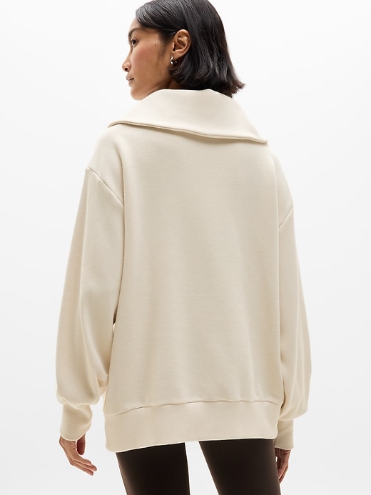Image number 3 showing, Ottoman Rib 1/4 Zip Sweatshirt