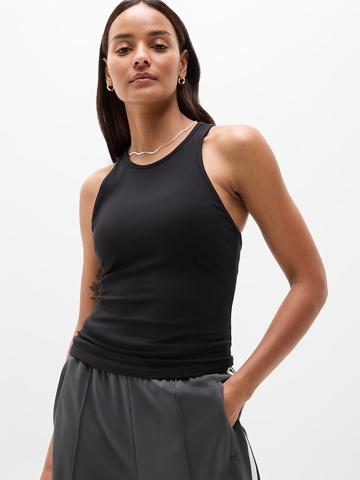 Image number 1 showing, Signature Rib Y Back Tank