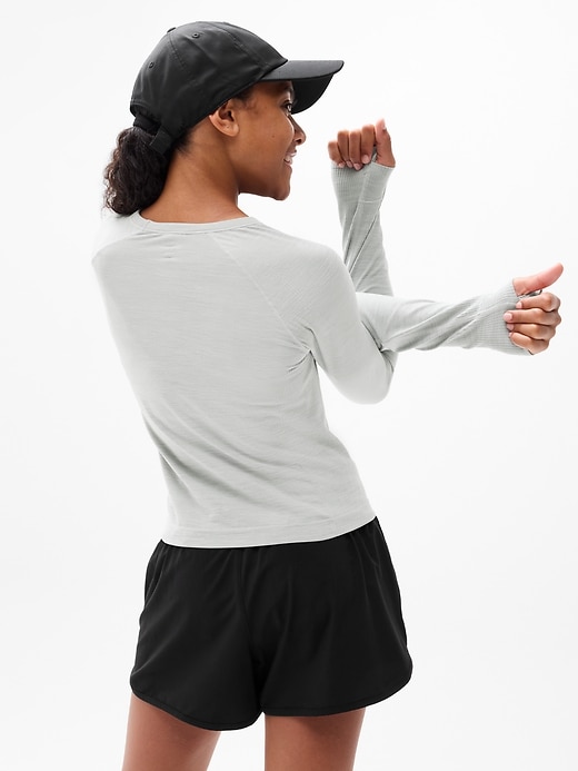 Image number 3 showing, Athleta Girl Power Up Sport Length Top