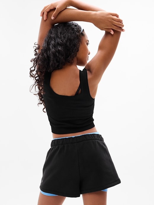 Image number 3 showing, Athleta Girl Rise Above Rib Crop Tank