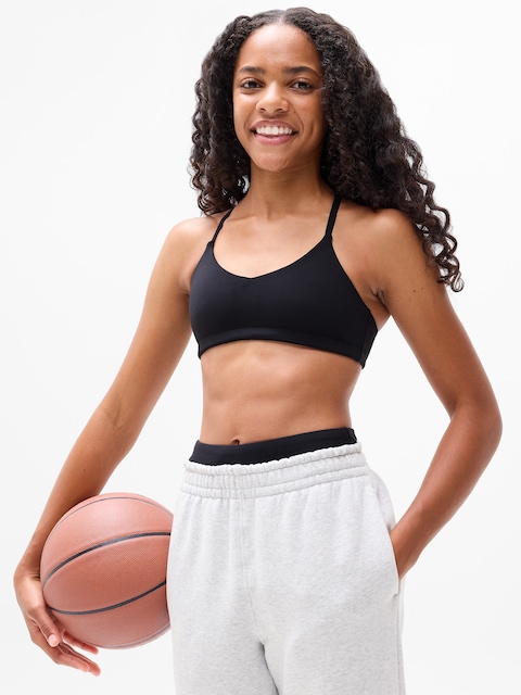 Athleta Girl Just Right Adjustable Bra - Black