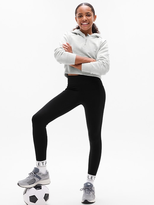 Image number 2 showing, Athleta Girl All Day Half Zip Hoodie