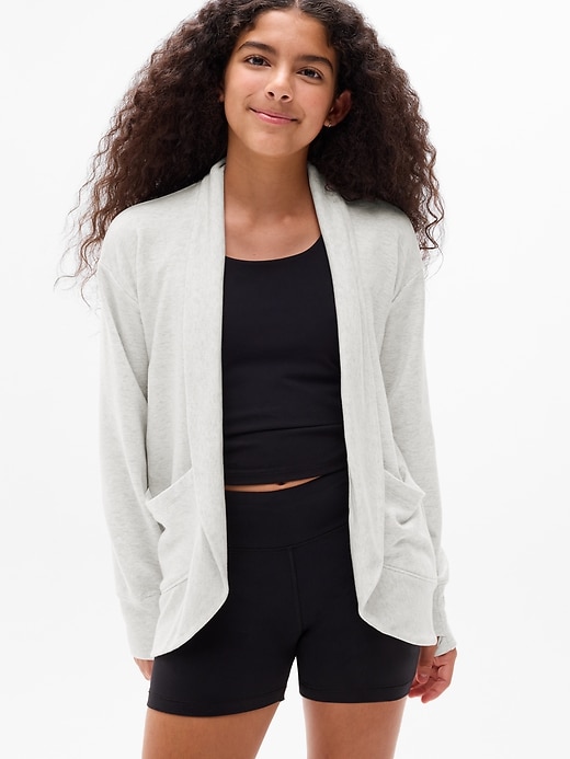 Image number 1 showing, Athleta Girl Wrap 'n Roll Cardigan