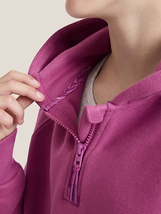 Image number 2 showing, Athleta Girl All Day Half Zip Hoodie