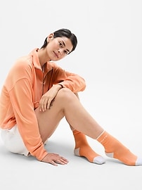 Image number 1 showing, Athleta Colorblock Everyday Crew Sock