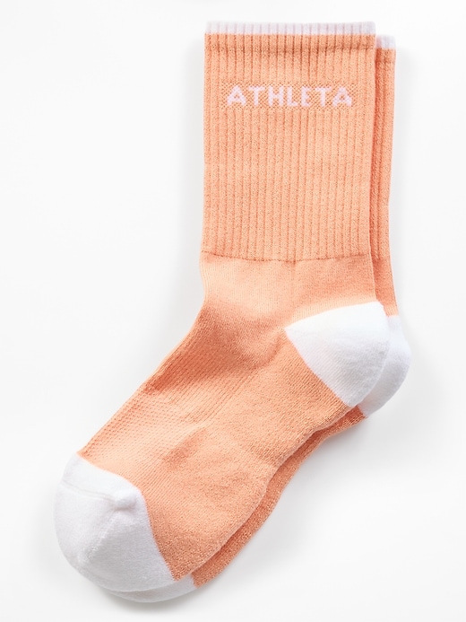 Image number 2 showing, Athleta Colorblock Everyday Crew Sock